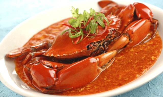 The world-famous Singapore Chili Crab.